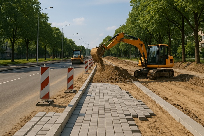 Thi công hạ tầng đô thị